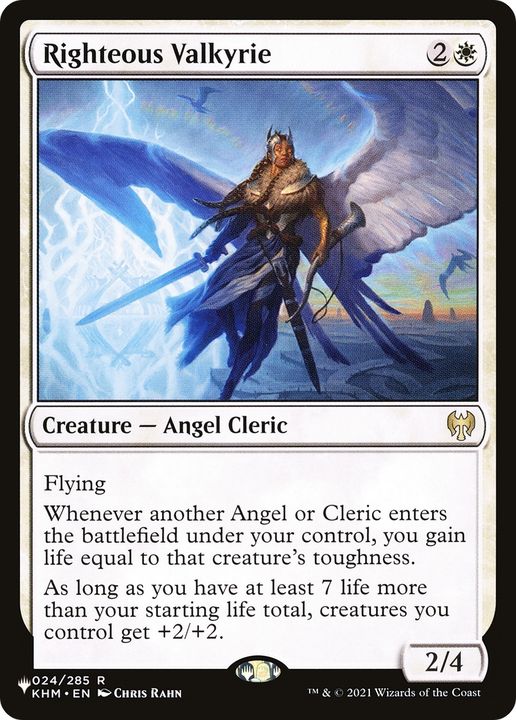 Righteous Valkyrie in the group Magic the Gathering / Sets / The List at Proxyprinters.com (81307)