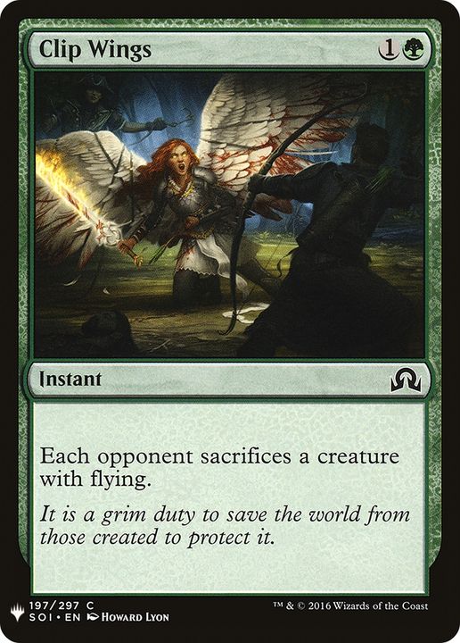 Clip Wings in the group Magic the Gathering / Types / Colors / Green at Proxyprinters.com (81346)