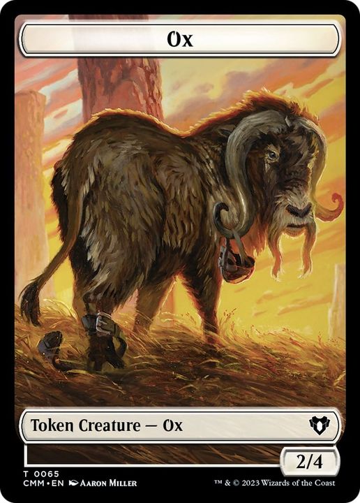 Ox in the group Magic the Gathering / Sets / Commander Masters Tokens at Proxyprinters.com (8136)