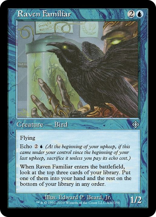 Raven Familiar in the group Magic the Gathering / Types / Colors / Blue at Proxyprinters.com (81360)