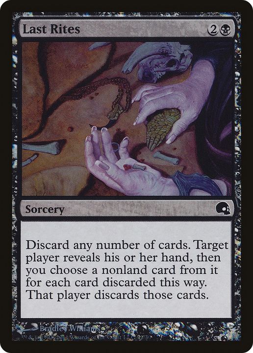 Last Rites in the group Magic the Gathering / Types / Colors / Black at Proxyprinters.com (81374)