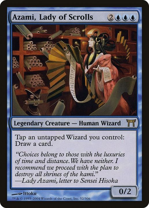 Azami, Lady of Scrolls in the group Magic the Gathering / Types / Creatures / Wizard at Proxyprinters.com (8138)