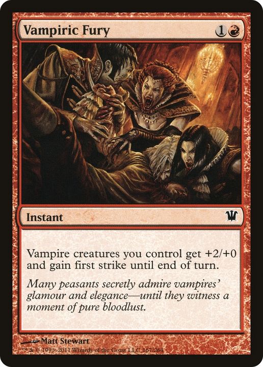 Vampiric Fury in the group Magic the Gathering / Sets / Innistrad at Proxyprinters.com (81392)