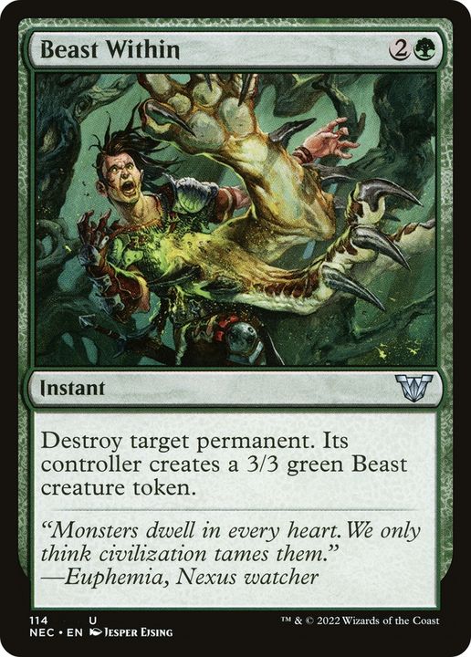 Beast Within in the group Magic the Gathering / Types / Colors / Green at Proxyprinters.com (81394)