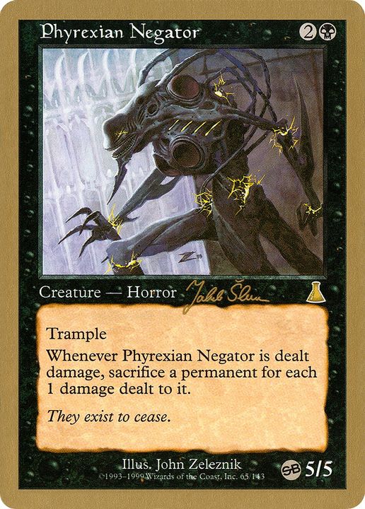 Phyrexian Negator in the group Magic the Gathering / Types / Colors / Black at Proxyprinters.com (81395)