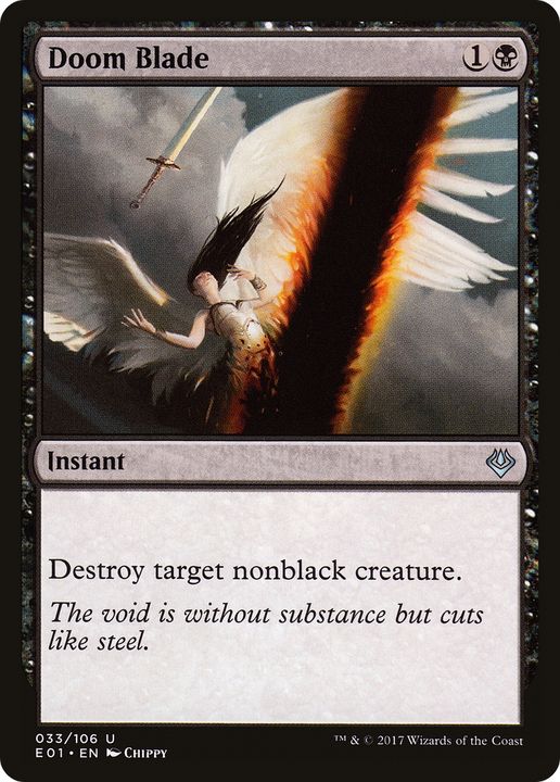 Doom Blade in the group Magic the Gathering / Types / Colors / Black at Proxyprinters.com (81406)