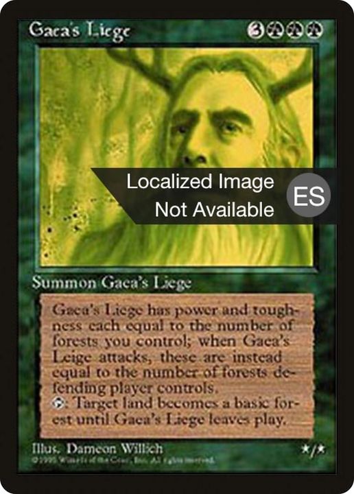 Gaea's Liege in the group Magic the Gathering / Types / Colors / Green at Proxyprinters.com (81407)