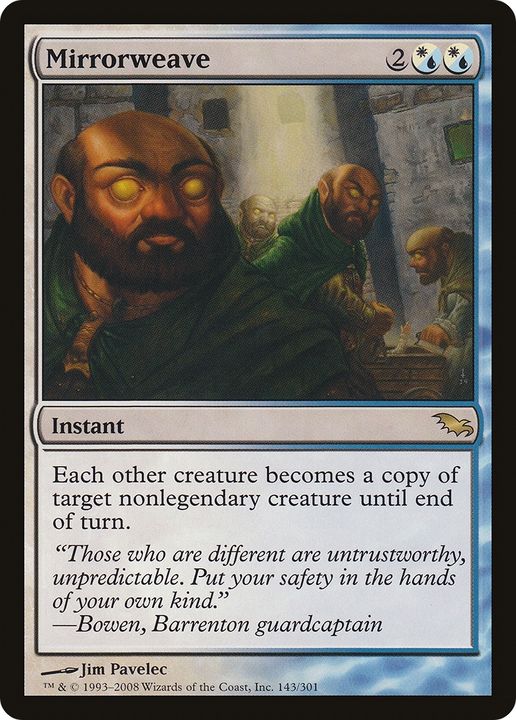 Mirrorweave in the group Magic the Gathering / Types / Colors / Multicolors / U, W at Proxyprinters.com (81519)