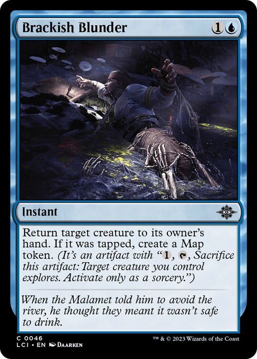 Brackish Blunder in the group Magic the Gathering / Types / Colors / Blue at Proxyprinters.com (81524)