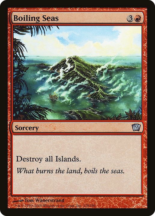 Boiling Seas in the group Magic the Gathering / Types / Colors / Red at Proxyprinters.com (81543)