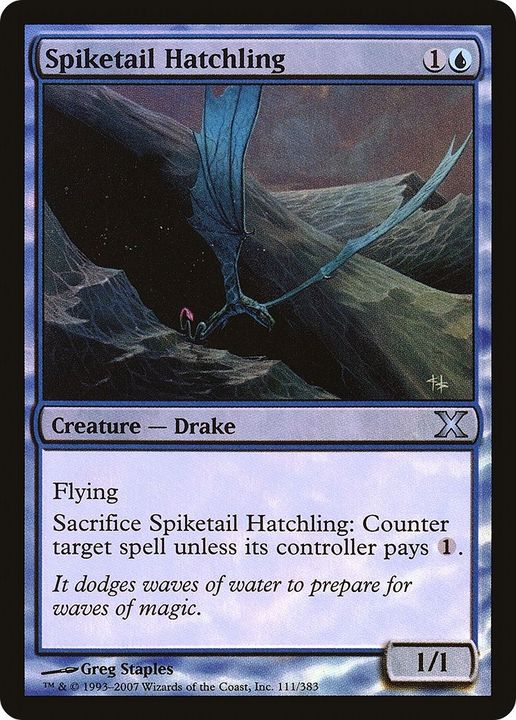 Spiketail Hatchling in the group Magic the Gathering / Types / Colors / Blue at Proxyprinters.com (8156)