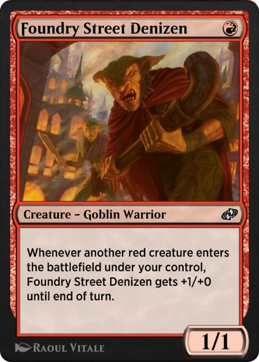 Foundry Street Denizen in the group Magic the Gathering / Types / Creatures / Warrior at Proxyprinters.com (81561)