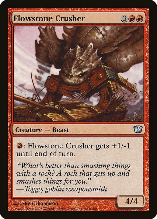 Flowstone Crusher in the group Magic the Gathering / Types / Colors / Red at Proxyprinters.com (81574)