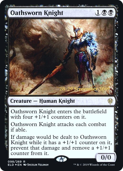 Oathsworn Knight in the group Magic the Gathering / Types / Colors / Black at Proxyprinters.com (81575)