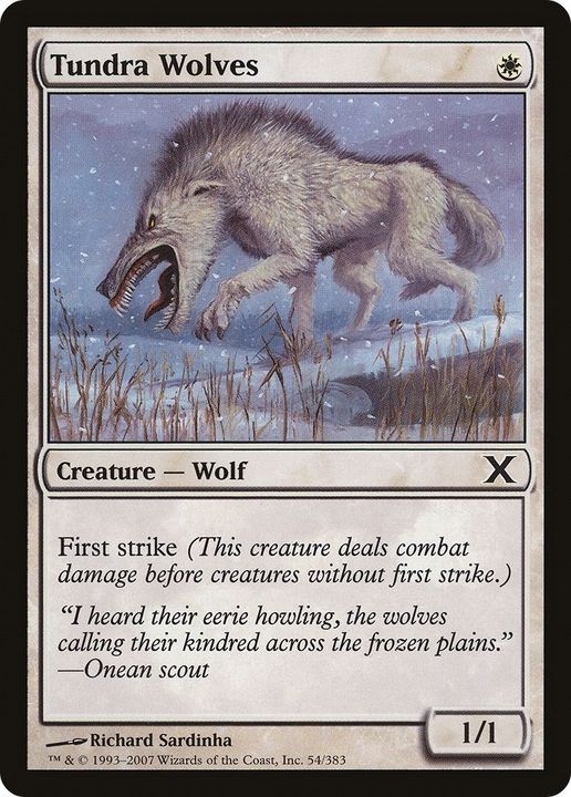 Tundra Wolves in the group Magic the Gathering / Types / Colors / White at Proxyprinters.com (8158)