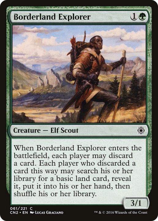 Borderland Explorer in the group Magic the Gathering / Types / Colors / Green at Proxyprinters.com (81582)