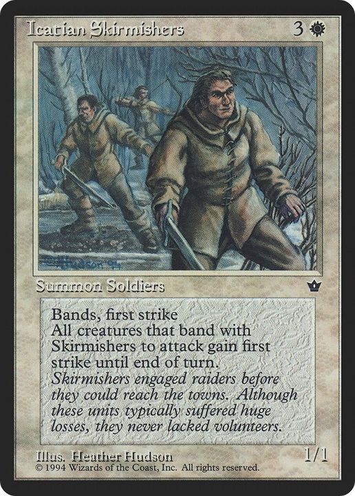 Icatian Skirmishers in the group Magic the Gathering / Sets / Fallen Empires at Proxyprinters.com (8159)