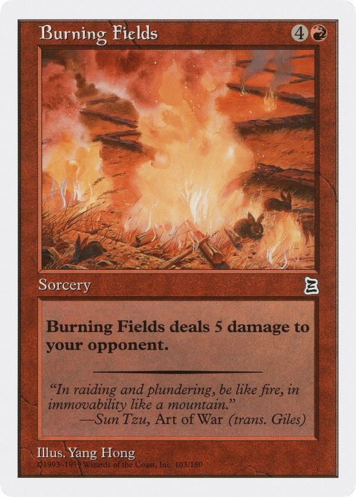 Burning Fields in the group Magic the Gathering / Types / Colors / Red at Proxyprinters.com (81621)