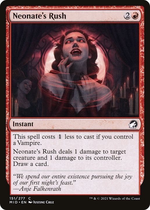 Neonate's Rush in the group Magic the Gathering / Types / Colors / Red at Proxyprinters.com (81623)