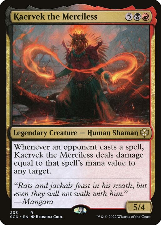 Kaervek the Merciless in the group Magic the Gathering / Sets / Starter Commander Decks at Proxyprinters.com (81685)