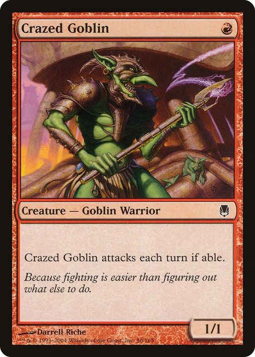 Crazed Goblin in the group Magic the Gathering / Types / Creatures / Warrior at Proxyprinters.com (8169)