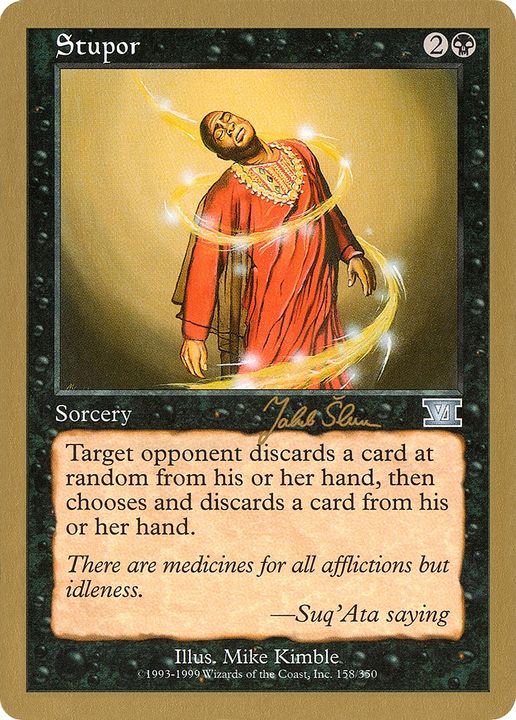 Stupor in the group Magic the Gathering / Types / Colors / Black at Proxyprinters.com (81691)