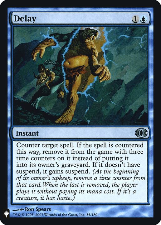 Delay in the group Magic the Gathering / Types / Colors / Blue at Proxyprinters.com (81694)