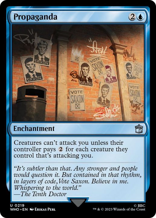 Propaganda in the group Magic the Gathering / Sets / Doctor Who at Proxyprinters.com (8172)