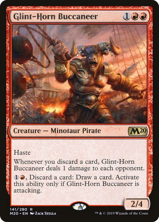 Glint-Horn Buccaneer in the group Magic the Gathering / Types / Colors / Red at Proxyprinters.com (81720)