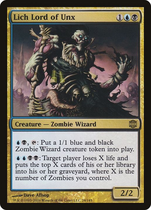 Lich Lord of Unx in the group Magic the Gathering / Types / Colors / Multicolors / B, U at Proxyprinters.com (81743)