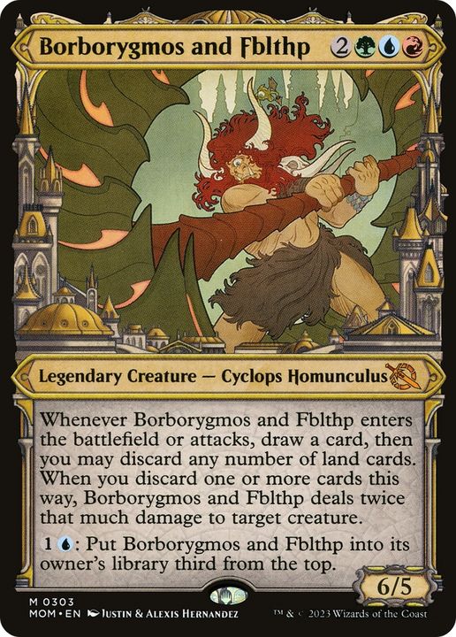 Borborygmos and Fblthp in the group Magic the Gathering / Sets / March of the Machine Jumpstart Front Cards at Proxyprinters.com (81765)