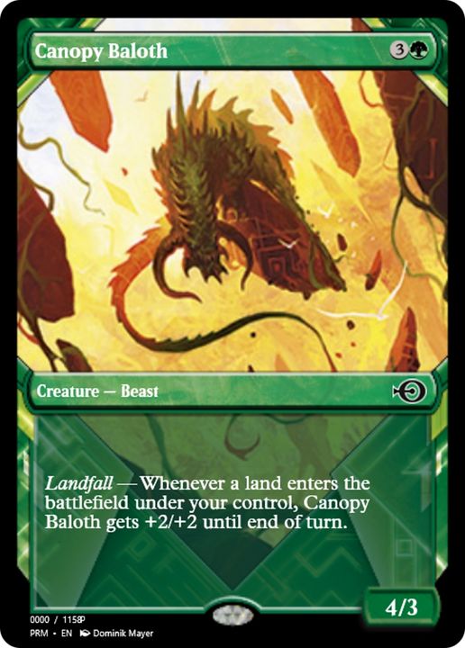 Canopy Baloth in the group Magic the Gathering / Types / Colors / Green at Proxyprinters.com (81775)