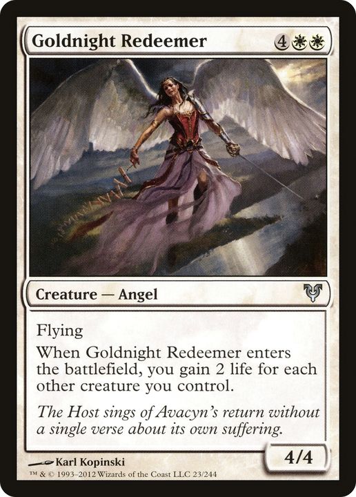 Goldnight Redeemer in the group Magic the Gathering / Sets / Avacyn Restored at Proxyprinters.com (81783)