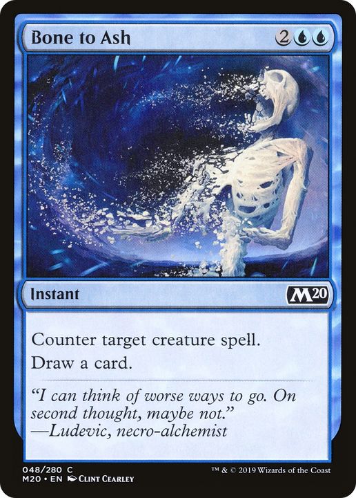 Bone to Ash in the group Magic the Gathering / Sets / Core Set 2020 at Proxyprinters.com (81794)