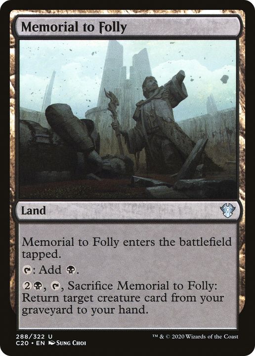 Memorial to Folly in the group Singles at Proxyprinters.com (81819)