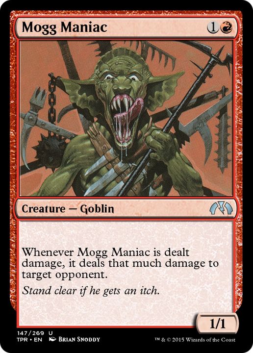 Mogg Maniac in the group Magic the Gathering / Types / Colors / Red at Proxyprinters.com (81827)