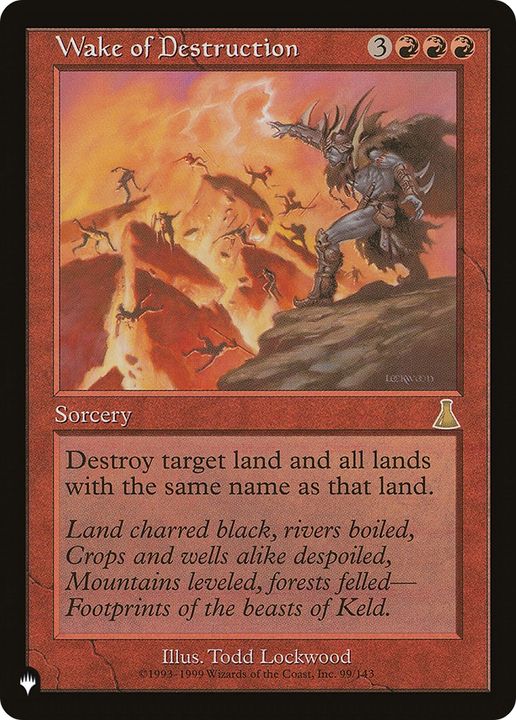 Wake of Destruction in the group Magic the Gathering / Types / Colors / Red at Proxyprinters.com (81838)