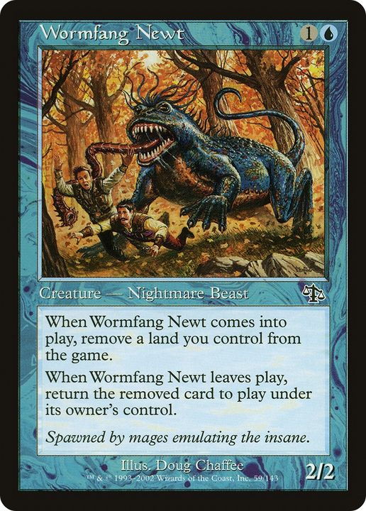 Wormfang Newt in the group Magic the Gathering / Types / Colors / Blue at Proxyprinters.com (81843)