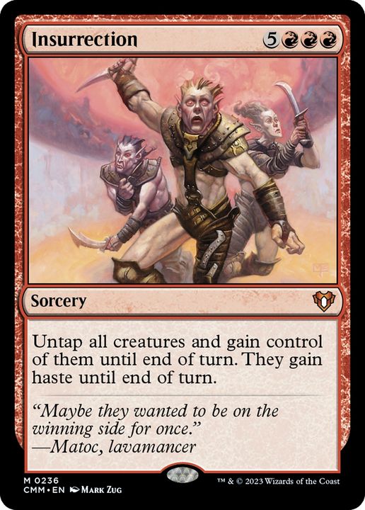 Insurrection in the group Magic the Gathering / Types / Colors / Red at Proxyprinters.com (81856)