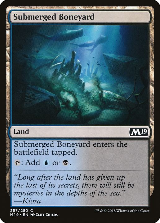 Submerged Boneyard in the group Magic the Gathering / Types / Colors / Colorless at Proxyprinters.com (81862)