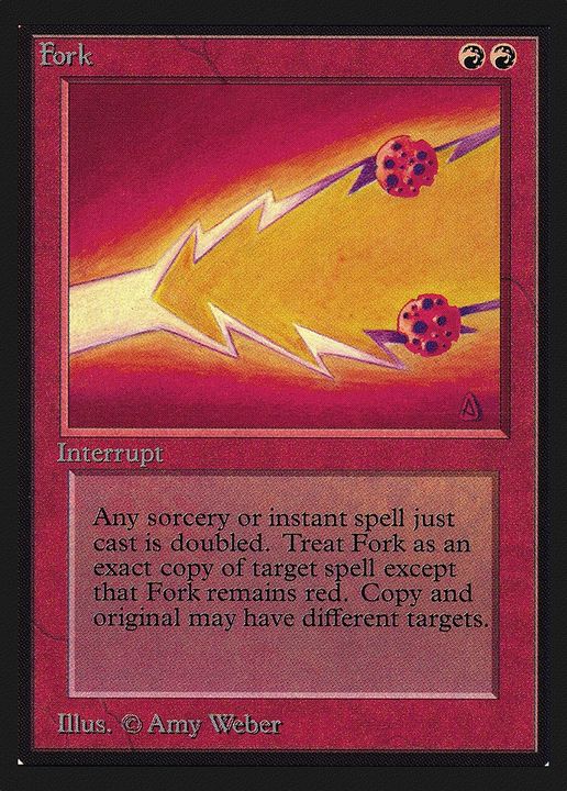 Fork in the group Magic the Gathering / Types / Colors / Red at Proxyprinters.com (81869)