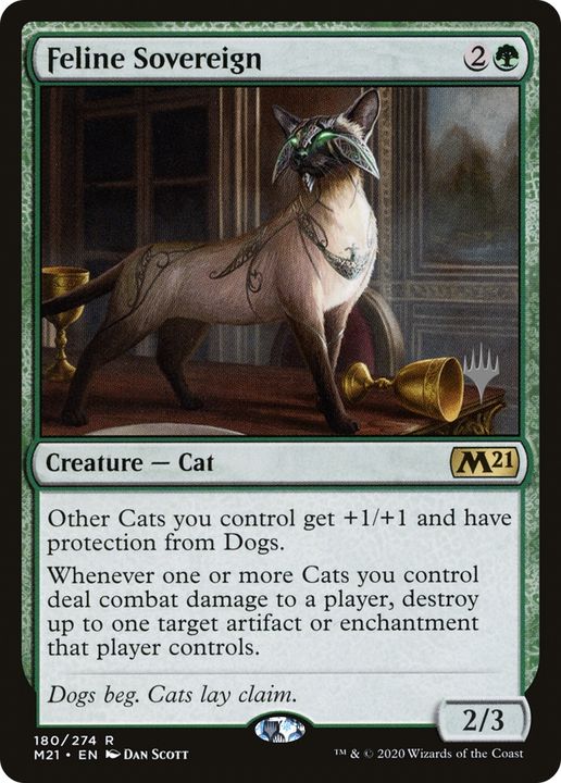 Feline Sovereign in the group Magic the Gathering / Types / Colors / Green at Proxyprinters.com (81897)