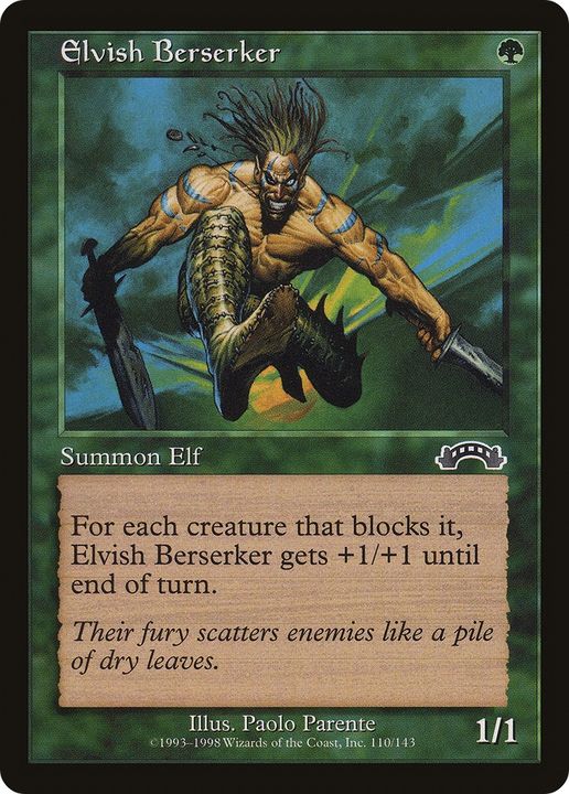 Elvish Berserker in the group Magic the Gathering / Types / Colors / Green at Proxyprinters.com (81898)