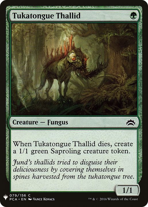 Tukatongue Thallid in the group Magic the Gathering / Types / Colors / Green at Proxyprinters.com (81914)