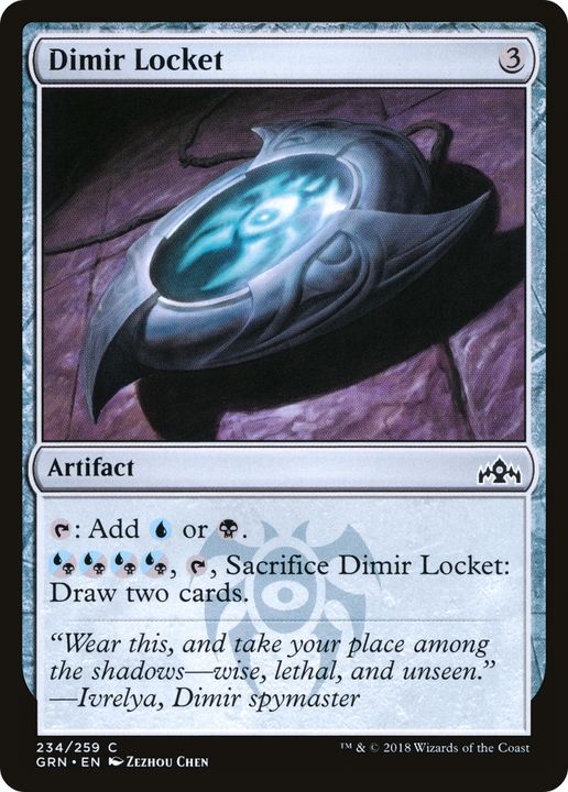 Dimir Locket in the group Magic the Gathering / Sets / Guilds of Ravnica at Proxyprinters.com (81920)