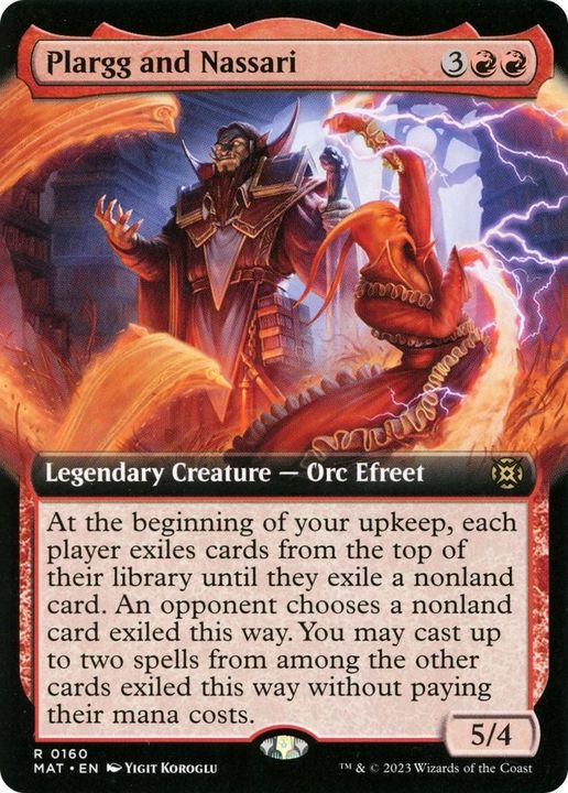 Plargg and Nassari in the group Magic the Gathering / Types / Colors / Red at Proxyprinters.com (8193)