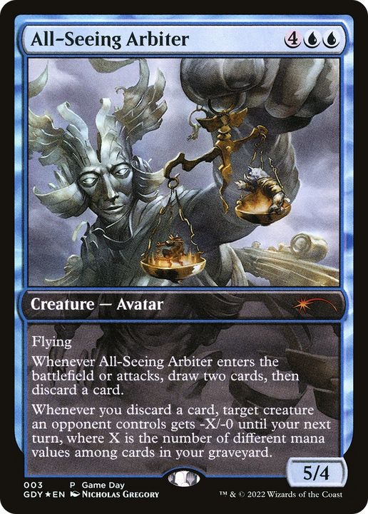 All-Seeing Arbiter in the group Magic the Gathering / Types / Colors / Blue at Proxyprinters.com (81946)