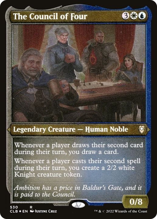 The Council of Four in the group Magic the Gathering / Types / Colors / Multicolors / U, W at Proxyprinters.com (8195)