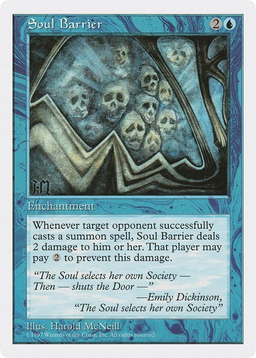 Soul Barrier in the group Magic the Gathering / Types / Enchantment / Enchantment at Proxyprinters.com (81962)