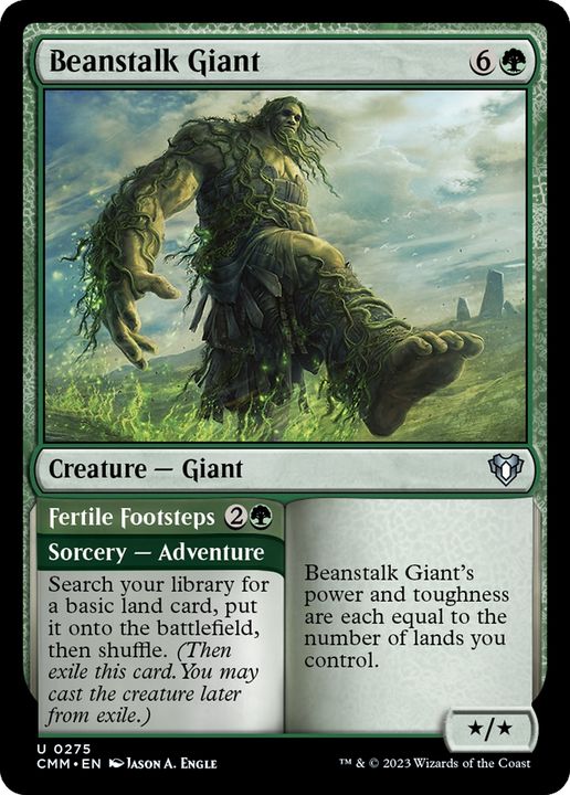 Beanstalk Giant // Fertile Footsteps in the group Magic the Gathering / Sets / Commander Masters at Proxyprinters.com (81965)